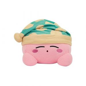 Tomy Peluche Kirby Endormi Nuiguru Knit en crochet 38 cm