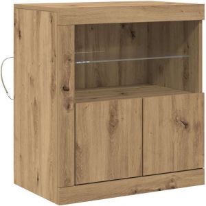 VidaXL Buffet Marron 60.5 x 37 x 67 cm Bois d'ing&eacute;nierie