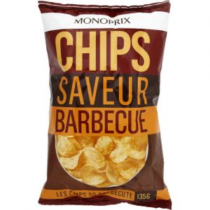 Monoprix Chips saveur barbecue - Le sachet de 135g
