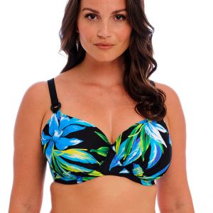 Haut de maillot emboitant noir