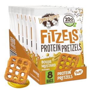 Lenny & Larry's FITZELS Protein Pretzels Boujie Mustard