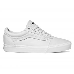 Vans Homme Ward Sneaker Basse, (Canvas) White/White, 44 EU