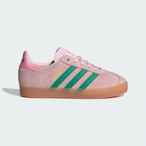 Adidas Gazelle Rose/vert - B&eacute;b&eacute; -