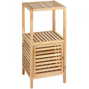 Wenko &Eacute;tag&egrave;re de salle de bains - Norway - Avec 1 porte - Bois naturel