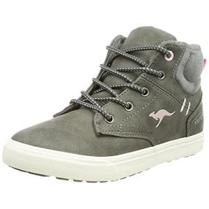 KangaROOS KAVU X, Basket, Gris Acier Dusty Rose, 29 EU