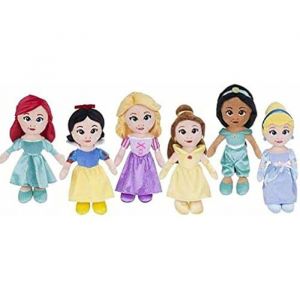 Peluche - Disney - Princesses Disney - Multicolore - 26,74 X 32,07 X 32,42 Cm - À Partir De 3 Ans