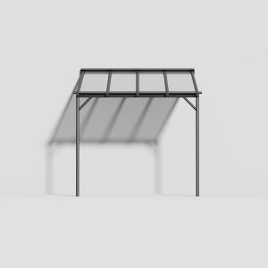 Chalet et Jardin Pergola adossée Harmonie 3x3M