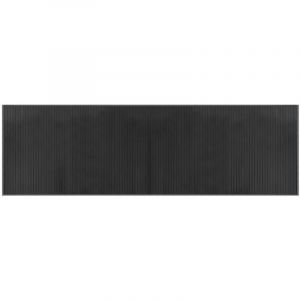 VidaXL Tapis rectangulaire gris 60x200 cm bambou Gris