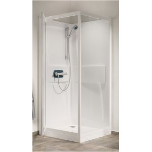 Image de Kinedo Cabine de douche Kineprime Pivotante 80 x 80cm Thermo - KINEDO