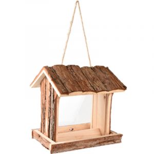 Flamingo Mangeoire pour oiseaux JARNO. 21 x 17 x 21 cm. à suspendre.