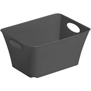 Sundis Panier plastique gris Living box 1 5L