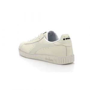 Diadora Mixte Game L Low Waxed Baskets, Blanc/Blanc/Blanc, 38 EU