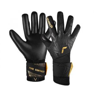 Reusch Pure Contact Infinity Gants de Gardien Adulte Unisexe, 7706 Black/Gold/Black, 8.5