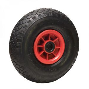Roue gonflable pour chariot 26 x 8.5 cm - Axe 25 mm - Linxor