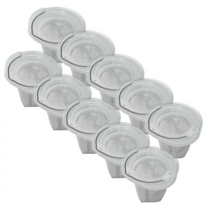 Vhbw 10x Filtre compatible avec Black & Decker Dustbuster DVJ315, DVJ215, DVJ215J-QW, DVJ215B aspirateur sans-fil - Filtre anti-salet&eacute;