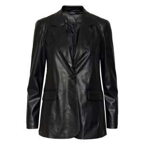 Vero Moda Blazer enduit manches longues Noir - Taille 42