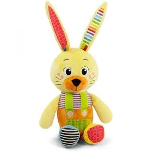 Clementoni Bébé for You Lapin Benny The Bunny-Peluche, Jeu de Petite enfance, Jouet de première activité, Bonhomme bébé Lavable en Machine, Multicolore, 17907