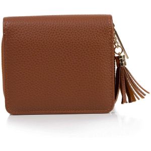 Isotoner Porte-monnaie Porte-monnaie Femme compact Camel