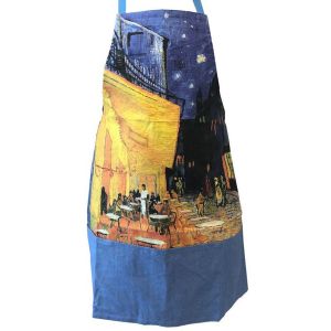 Enesco Tablier adulte à nouer - Van Gogh Terrasse du Café le Soir
