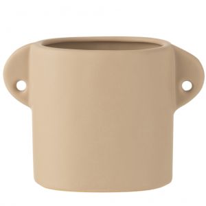 Jolipa Cache pot en céramique Beige