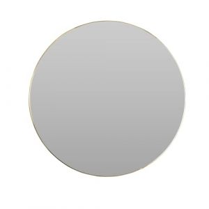 WELL HOME MOBILIARIO & DECORACIÓN Miroir Rond en métal doré Ø76 cm