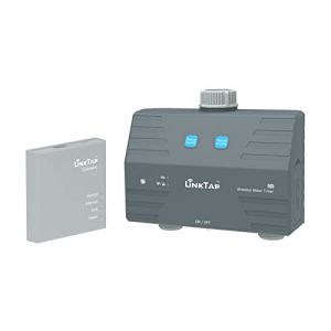 LinkTap D1 Programmateur darrosage Intelligent pour Jardin Gateway non inclus Débitmètres météo détection derreurs IP66