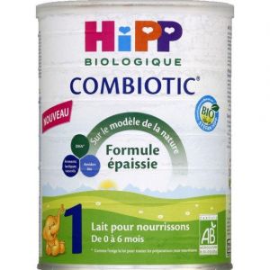 HiPP Bio Lait pour Nourrissons Combiotic 1er Âge Formule Épaissie 800g