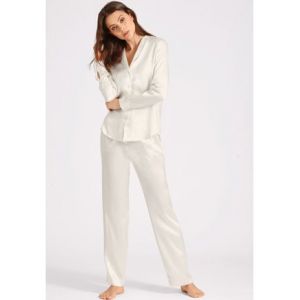 Aubade Talon en soie TOI MON AMOU Blanc - Couleur Blanc - Taille S