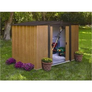Chalet et Jardin BM 1012 - Abri de jardin en métal aspect bois 11,60 ... Chalet et Jardin BM 1012 - Abri de jardin en métal aspect bois 11,60 ...