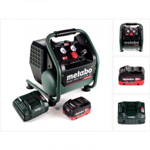 Metabo Power 160-5 18 LTX BL OF compresseur sans fil 18 V 8,0 bar sans brosse + 1x batterie LiHD 8,0 Ah + chargeur