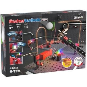 Fischertechnik E-Tec 571905 – kit d'électricité pour Enfants, Jeu educatif avec 11 modèles, à partir de 8 Ans