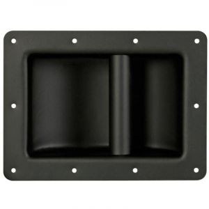 Velleman Poignée robuste pour enceintes, noir métallique, 220 x 160mm