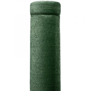 Brise vue toile en rouleau haute densit&eacute; Occultation tr&egrave;s &eacute;lev&eacute;e (350gr/m&sup2;) H 1m73 longueur 20M - Vert