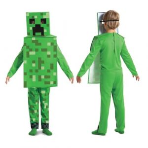 Image de Minecraft | Costume Creeper D&eacute;guisement Taille XS (3-4 ans) | Licence Officielle | Confort | Pour Haloween et Anniversaire | Inspir&eacute; du Jeu Vid&eacute;o | Id&eacute;e Cadeau Enfant
