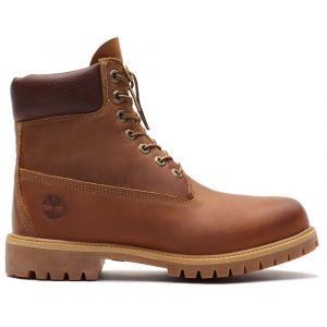 Timberland Heritage 6 Inch Premium Waterproof, Bottes Homme - Marron (Medium Brown Nubuck), 45 EU