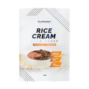 Superset Nutrition Rice cream 1kg chocolat caramel cremes de riz