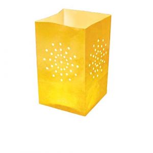 SkyLantern Sac Lumineux Maya Jaune x5