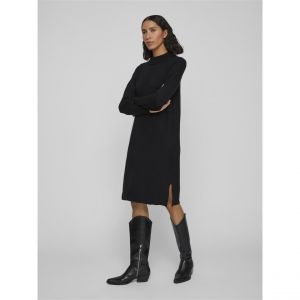 Robe courte en maille noir Faye