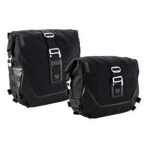 Sw-motech Sacoches cavali&egrave;res Legend Gear set black Edition (9.8/13.5 litres) avec supports