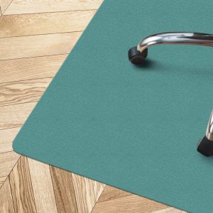 Floordirekt - Tapis protège-sol Pour tapis Turquoise 114 x 150 cm