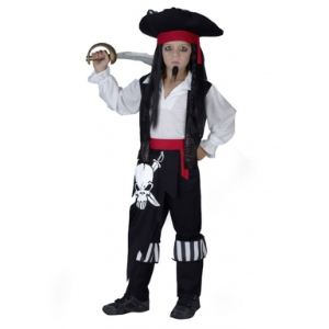 Déguisement pirate tête de mort garçon (taille au choix)