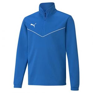 Puma Teamrise Sweat-Shirt zipp&eacute; 1/4 pour gar&ccedil;on, Bleu &Eacute;lectrique, 8-9 ans