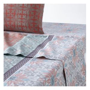 Image de Drap flanelle, Bergame Multicolore So'Home Couleur Multicolore Taille 270 x 290 cm