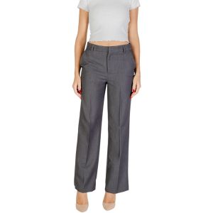 Only Pantalon Large ONLHATTIE-LANA - vert bouteille Gwen gris foncé