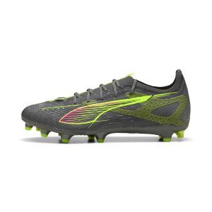 Puma Mixte Ultra 5 Pro FG/AG Chaussure de Football, Matte Aged Silver-Yellow Alert-Sun Struck, 46 EU