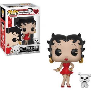 Funko Pop & Buddy Boop-Betty With Pudgy Collectible Figure, Multicolor