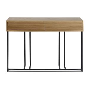 Hellin Console en bois et métal 2 tiroirs RAYNART - BRIGHTON