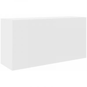 VidaXL Armoire murale de bain blanc 80x25x40 cm bois d'ing&eacute;nierie