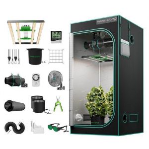Mars Hydro - ts 1000 Lampe de Croissance led Spectre Complet Dimmable pour Box de Culture 100x100x180cm Chambre de Plantation Graines Légumes Fleurs