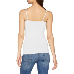 JDY Jdyava Singlet JRS Noos Débardeur, Jaune (Cloud Dancer Cloud Dancer), 38 (Taille Fabricant: Small) Femme